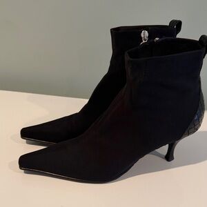 Donald J. Pliner Black Ankle Boots